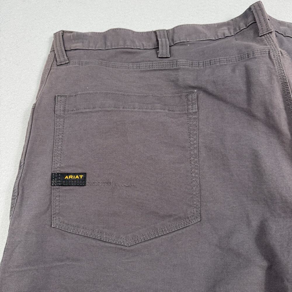 Ariat Rebar M4 Work Shorts Size 50 Gray DuraStretch Low Rise Mens Big Size - Picture 12 of 16